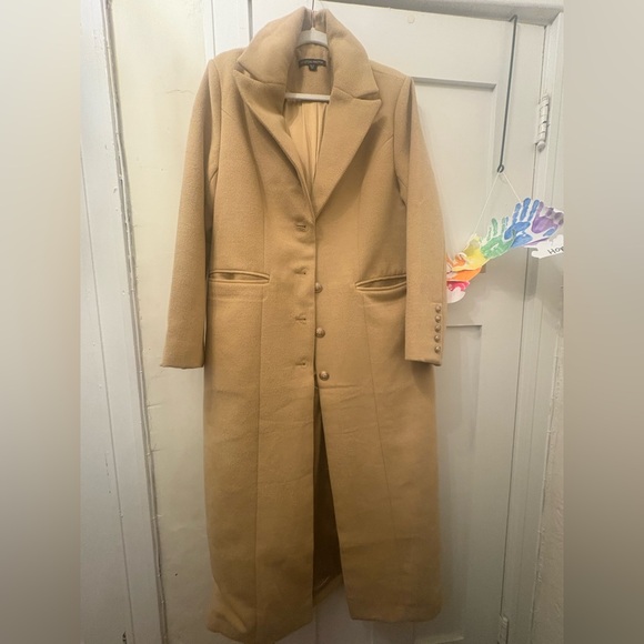 Boston Proper Camel Coat - Picture 3 of 7
